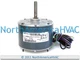 OEM Condenser FAN MOTOR 1/4 HP 208-230v Replaces GE Genteq 5KCP39EGR572S