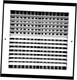  10''w X 10''h Aluminum Double Deflection Adjustable Air Supply HVAC 10 X 10