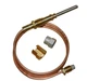 johnson controls K16BT-24 Series K16 Standard Threaded Thermocouple, 24" Length