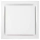 American Louver Str-Pq-8W 8 In Square Square Plaque Diffuser, White