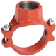 Victaulic FireLock Style 920 2-1/2" X 2-1/2" X 3/4" FIPS Ductile Iron Tee