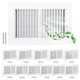 12 Pcs Two Way Wall Vent Cover 10 x 6 Inch Air Vent Cover 2 Way Stamped Face ...