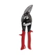 Midwest Snips Offset Left Cut Aviation Snip Red 6510L