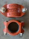 GRUVLOK Roughneck Fig. 7005 End Pipe Coupling, Size 3" (Green gasket)