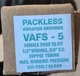 Packless VAFS-5 1/2" Refrigeration Vibration Absorber