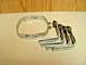 BB46:TRIANGLE TS5733 BELLY BAND MTR MOUNT, 4 LEGS,RAD ARM LENGTH=3.5", AX. HT=4"