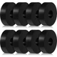 8 Pcs Rubber Isolation Pads 1.5 Inch OD 0.5 ID 0.4 Thick, Black 