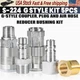 for Milton S-224 1/2" Male Female NPT G-Style Coupler Plug Kit Air Tool Fittings