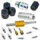 Air Conditioning Valve Core Kit | Cap & Valve AC R12 R134a Teflon Seal Valve