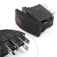 308-1038 Onan Cummins 308-1038 RV Generator Rocker Start Stop Switch Red lens