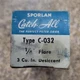 Sporlan Catch-All Filter-Drier C-032 1/4 in Flare 3 Cu. In. Desiccant Gray