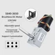 Single Long Shaft 5840-3650 Worm Gear Brushless Self-locking Motor DC12V24V Gear
