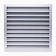 Aluminum Exterior Wall Vent for Crawlspace, Outdoor, Doors Rust Proof Grille
