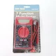 Cen Tech 7 Function Multi Tester Meter LCD Readout 32" Leads DC AC Voltage 98025
