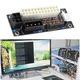 4 in 1 Molex 4Pin/SATA/ATX 6Pin/4Pin Dual PSU Multiple Power Supply Adapter NEW