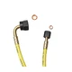 Yellow Jacket 78724 High Side Hose, 2 Ft L, Yellow, 800 Psi