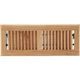 Home Impressions 4 In. x 12 In. Light Oak Floor Register WF0412L0 Home
