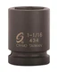 Sunex Tools 434 Impact Socket, 6 Point, 10/16" Size, 3/4" Drive