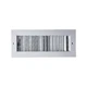 GRAINGER APPROVED 4MJK2 Sidewall/Ceiling Register,1-Way 4MJK2