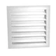 Ll Building Products DA1424W White Aluminum Dual Louvers- 14 x 24 In.