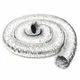 Dundas Jafine Boat Flexible Aluminum Duct AF425ULPZW | 4 Inch x 25 FT