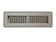 Everbilt 2 in. x 10 in. 2-Way Floor Diffuser Floor Register, Brown w/ Damper