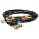 Fieldpiece Hr3b Hose Set, 5 Ft L, Black, 800 Psi