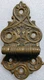Mid 20th Century  4.5" Victorian Bronze Offset Ice Box Hinge #362A