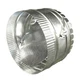 10" Master Flow Starting Collar with Damper | Galvanized Steel HVAC Duct