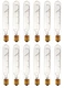 (case of 12 bulbs) GE 14676 Tubular Appliance Bulb 25 watt 220 Lumens, T6.5