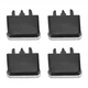 4 Set Black Auto Air Conditioning A/C Vent Blade Slice Clip for Toyota Corolla