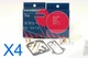 KAWASAKI KZ1000 B3 KEYSTER CARB REBUILD REPAIR KITS 1977 - 1981 - SET OF 4