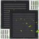 Yaocom 2 Pcs Aluminum Attic Vents 12" x 12" Metal Gable Wall Mesh Shed Vent w...