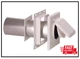 No Pest Vent 4 In. J Block Or Wide-Mount Dual Door Wall Vent In White