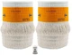 2 Pcs 32225 Kerosene Heater Wick Replacement For Kero World 1, white yellow 