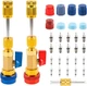 31PCS Professional AC Valve Core Removal Tool for R134A Refrigerant Systems, Qui