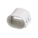 RectorSeal Fortress Lineset Covers 3.5 in. Flex Adaptor, White 92