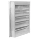 Dayton 4Fzf5 Louver, Wall Opening 24 X 36 In, Aluminum