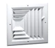 HART & COOLEY A503MS Ceiling Diffuser 8x8 Aluminum Multi-Shutter Bright White