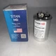 TITAN HD RUN CAPACITOR 50+10 MFD 370 VOLT ROUND PRCD5010A