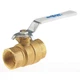 MILWAUKEE VALVE UPBA475B 2 Manual 2-Way Ball Valve,NPT,Brass 5EMT3