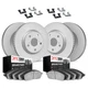 DFC Geospec Rotors with 5000 Advanced Brake Pads includes Hardware (4514-54322)