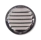 Maurice Franklin Louver RL-100 2 Round Mill Aluminum Insect Screen Louver 2 in.