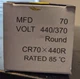 SUPCO CR70X440R Run Capacitor 70 MFD 440 Volts