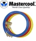 MASTERCOOL 36"STANDARD PRESSURE HOSES WITH STANDARD FITTINGS (1/4&Prime; SAE) (40336)