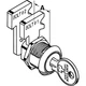 Compx Fort Mfw23010-Kd Cabinet And Drawer Dead Bolt Locks, Stainless Steel, 1/4