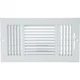 3SW1206WH-AB Home Impressions White Steel 7.76 In. Wall Register
