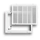 PROSELECT PSFGW2025-100 20" x 25" Wall / Ceiling Grille - White
