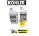 2PK 10W-30 ENGINE  OIL & GENUINE OEM KOHLER PART OIL FILTER 52 050 02-S   S1 KIT