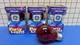 GE(3)RED PARTY  Standard Base FREE SHIP✈ A19 & SIGN 120v LIGHT BULB 25 watt 25w 